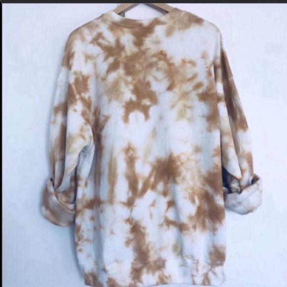 dyedandgonetocali Tops - Tie Dye Golden Marble NEW Handmade Crewneck